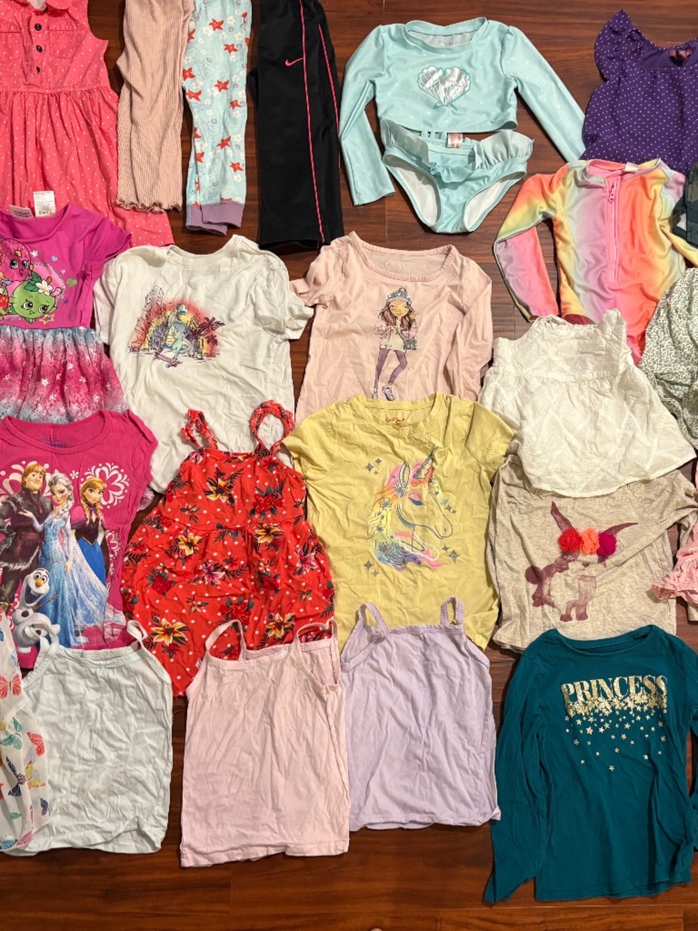 Large bundle of girls summer clothing 3T-6T